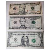 2017 $10 star note green seal 2017 $5 star note