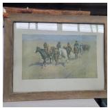 1906 P.F. Collier and son framed picture of