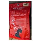NEW FIRE BLANKET Quick Pull Emergency Fire