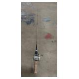 South bend 5'10' glass rod, and Shakespeare