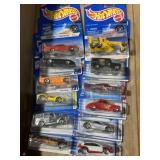 Flat of unopened Hot Wheels