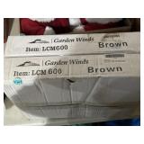 2 new unopened brown replacement canopies for
