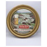 Rolling Rock Beer Sign 13'  1978 some damage