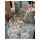 Vintage dog n suds root beer mugs short and tall