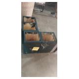 Wooden painted 4 sided boxes