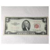 1953 star note Red seal $2