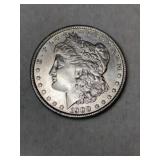 1990 Morgan silver dollar