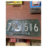 1965 Indiana license plate