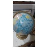 Crams earth profile 12in world globe with stand