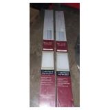 2 white 36x64' windows blinds