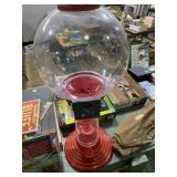 Plastic gumball dispenser 26 inches tall