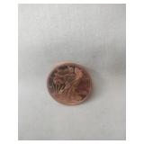Liberty 1 Ounce .999 Fine Copper
