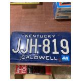 1984 Kentucky license plate