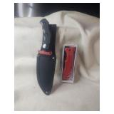 A Pair Of Red Colored Knives1 Pocket Knive New
