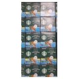 4- 10ct boxes of Starbucks cold brew k-cups (4