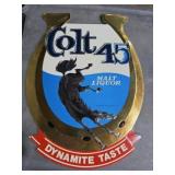 Colt 45 Malt Liquor Sign  11 x 15