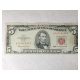 1963 red seal 5$