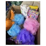 For loofah and three boxes of fun Band-Aids