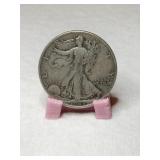 1943 walking Liberty half Dollar