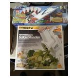 Professional salad shooter and Vidalia slice