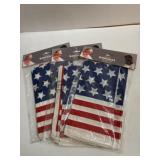 9-21 in x 21 in USA flag bandannas