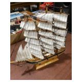 wooden model sailing ship 'Flying Cloud' style