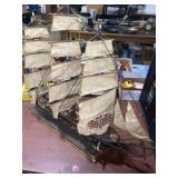 vintage wooden model of the Fragata Espanola 34ï¿½