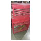 Red 2 pc Napa tool box with contents