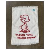 'Damn you, Charlie Brown' golf/bowling/etc. towel