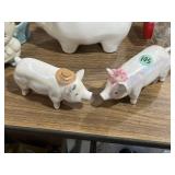 1978 Avon Ceramarte ceramic pig figurines
