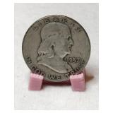 1957 Franklin  half  dollar