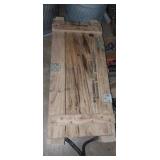 Cannon ammunition wooden crate