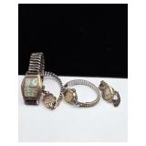 Waltham,Westfield, Bulova and Gruen 10k gold