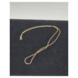 24' Silver Necklace marked 925  4 grams