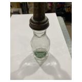 Modern Quaker State motor oil 1 quart glass oil