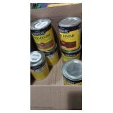 Assorted minwax 1qt wood stains