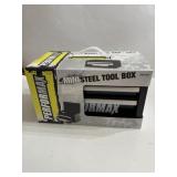 Mini steel tool box 10-3/4 inch W x5-7/8 in H x
