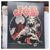 Job rolling papers metal sign 24inx18in