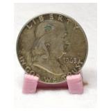 1963 Franklin  half  dollar