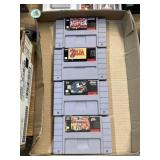 4 Super Nintendo SNES games, Zelda and more