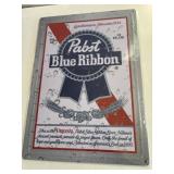 12 in x 17 in metal PBR sign