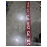 Homemade wooden man cave sign