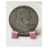 1959 Franklin  half  dollar