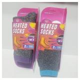 4 pair women's thermal socks size 9 to 11