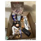 Cool collectibles, Mario, Zepplin book, vintage