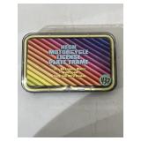 Neon motorcycle license plate frame