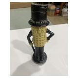 Modern cast-iron Mr. peanut coin bank