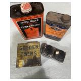 Vintage Paint & Chemical Tins Lot ï¿½ Hercules