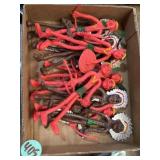 Vintage bendy toy Native American figures