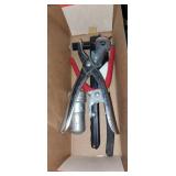 Rivet tools and spark plug cleaner